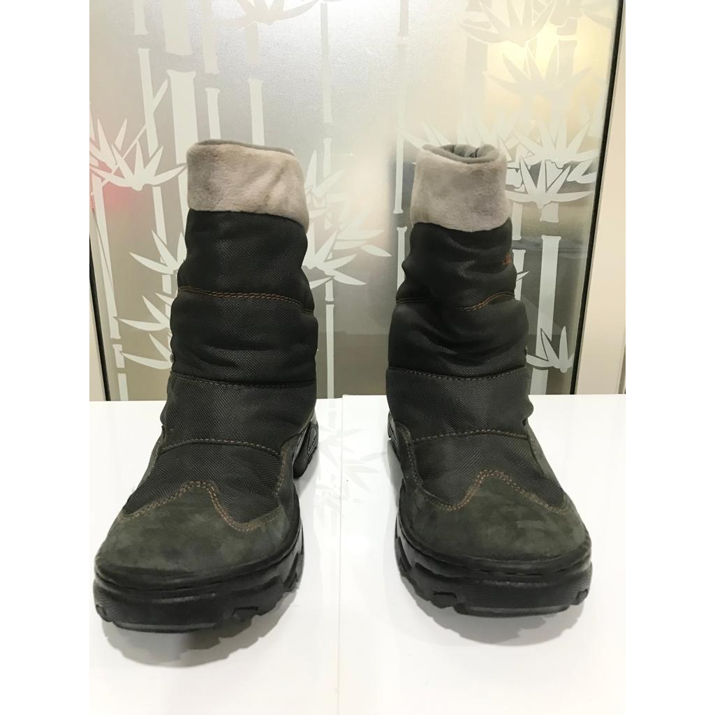 SEPATU BOOTS SKI LOWA AUTHENTIC/ ORIGINAL PRELOVED SIZE 39 WARNA ABU ABU GELAP