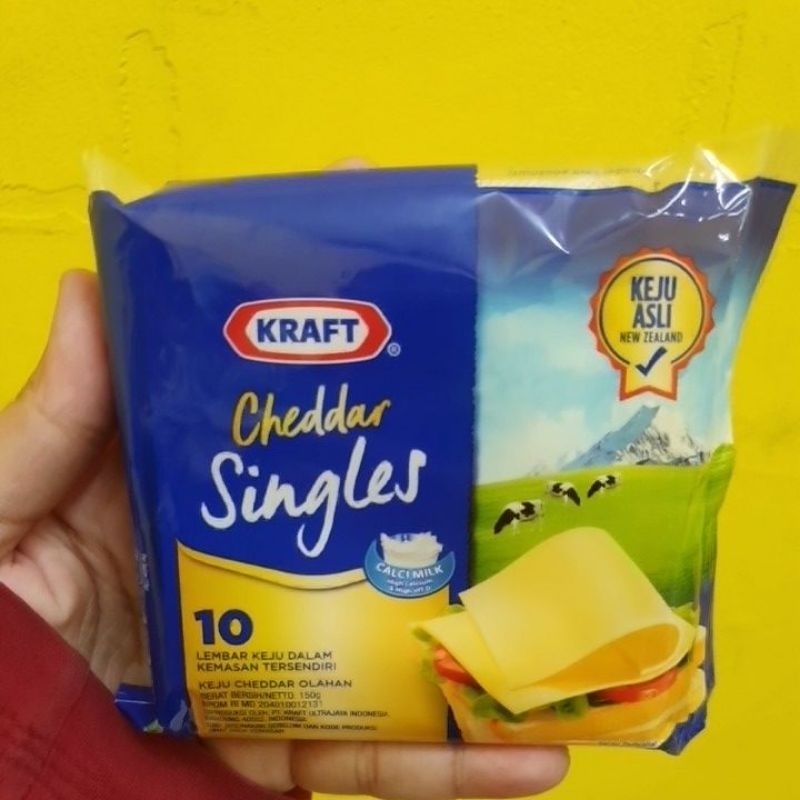 

Kraft cheddar singles isi 10's