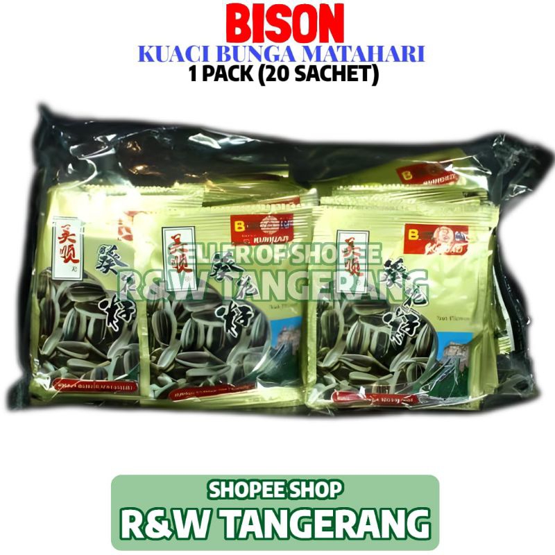 

Kuaci Bison 1 Pack Isi 20 Sachet