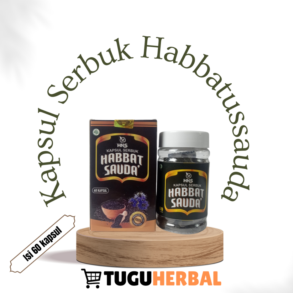Kapsul Serbuk Habbatussauda isi 60 kapsul