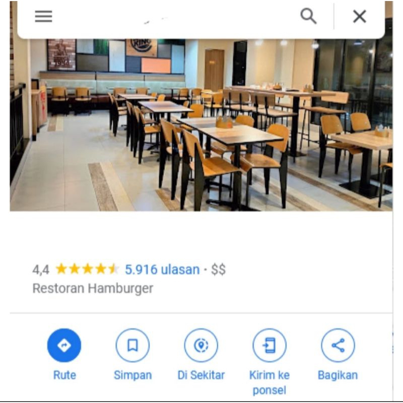 Ulasan Goggle Map/Rating/Ulasan/Permanen