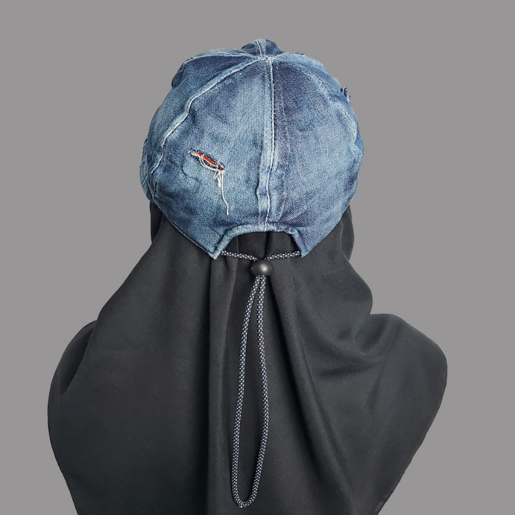 RK Topi Pantai Topi Wanita Topi Hijab Topi Wanita Fashion Ripped Denim