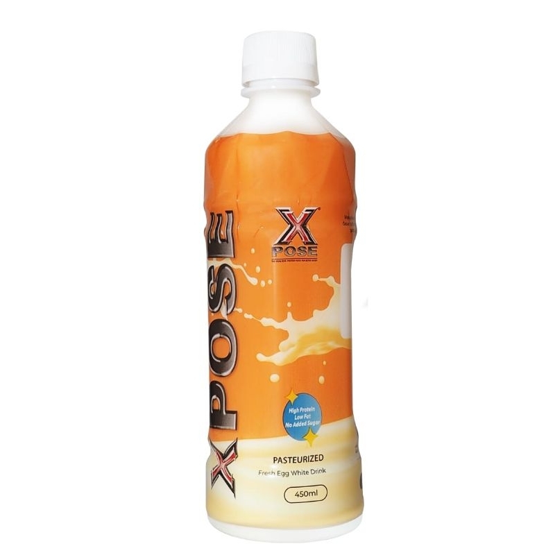 Xpose pasteurize egg white/ Protein ready to drink/ supplemen fitness/ expose protein putih telur