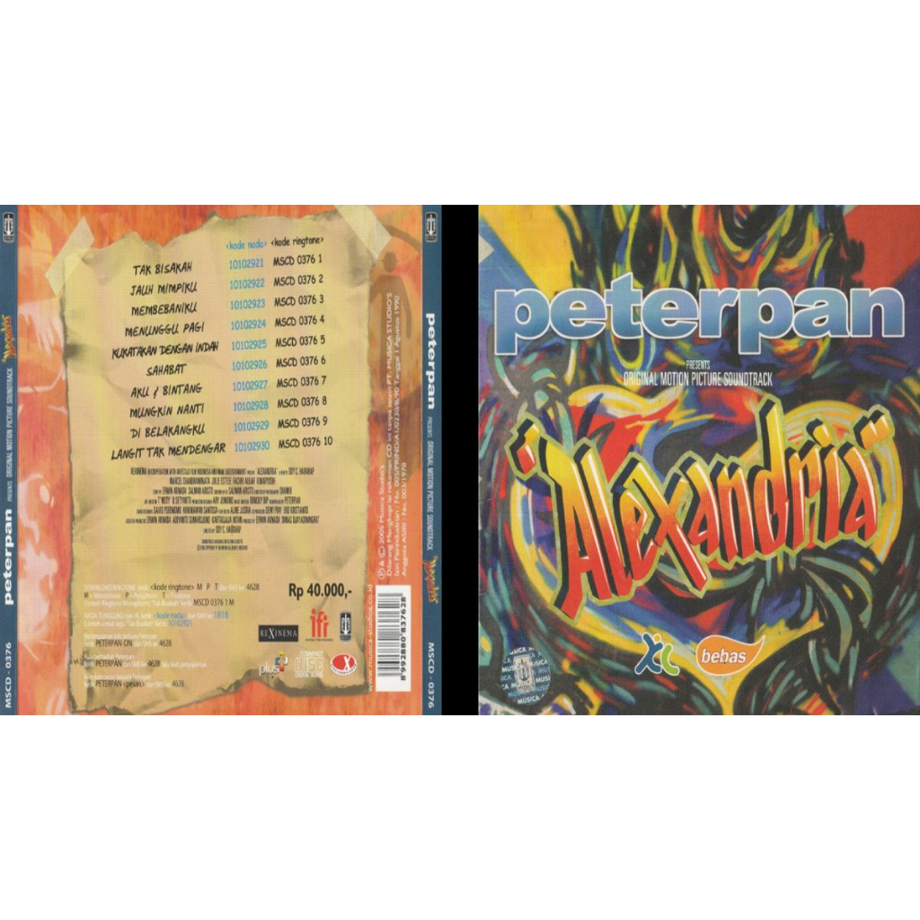 peterpan cd album alexandria 2005