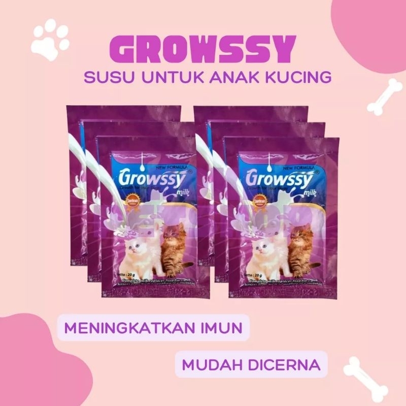 Susu Growssy Susu bayi kucing kitten