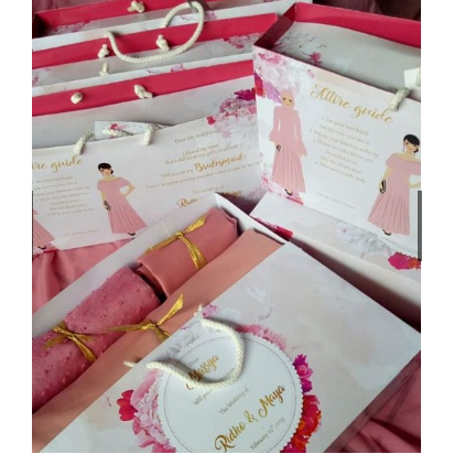 

SLIDE bag 2in1- 1 sisi// SLIDING BOX - Bridesmaid box Tas Wedding box laci Gift Bridesmaid Murah Size 30x20x7cm