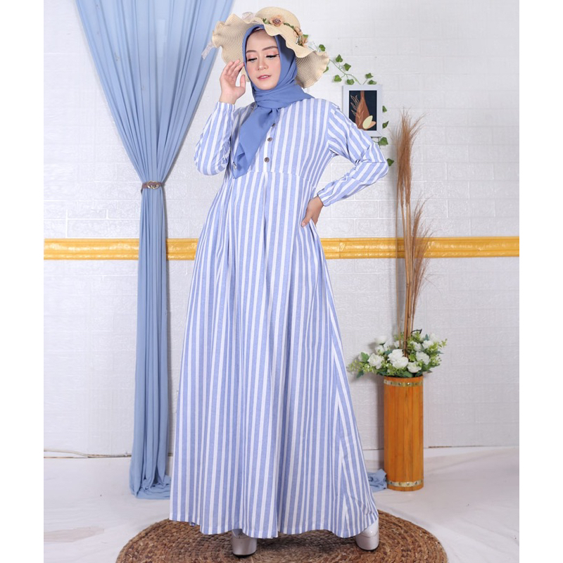 GAMIS|Gamis Afazi|Gamis Linen|Fashion Muslim Gamis Elegan