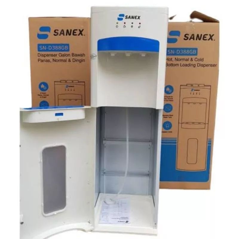 Dispenser SANEX Galon Bawah Panas, Normal & Dingin