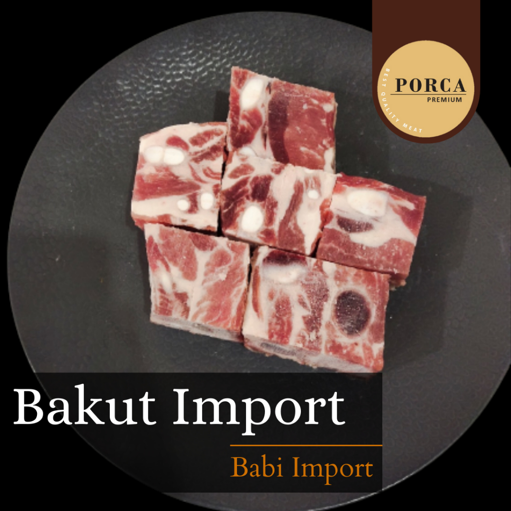 

Iga Babi Potong Bakut Pork Ribs 1Kg Import