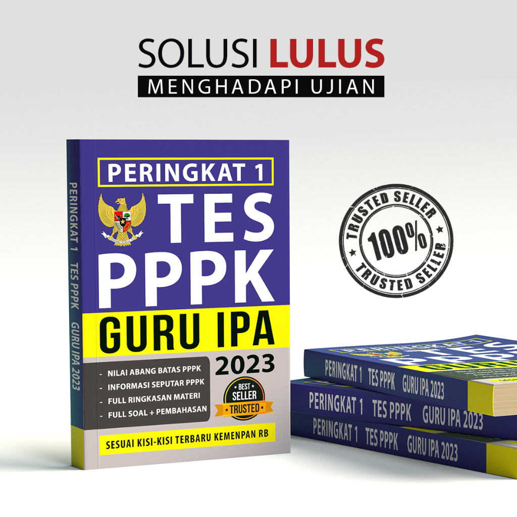 Buku PPPK GURU IPA 2023 - Buku Original Soal dan Pembahasan