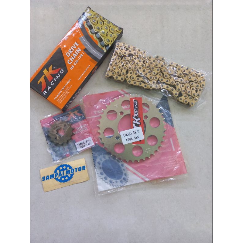 Gear set 428 tk racing buat mx/njmx/king/fizR