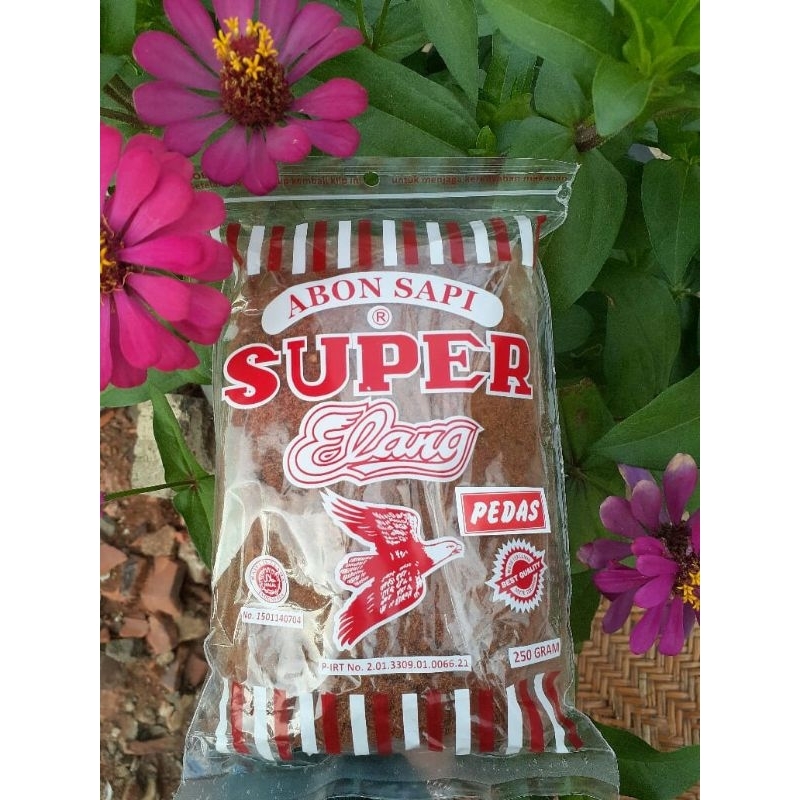 

Abon Sapi Super Elang (Pedas) -250g