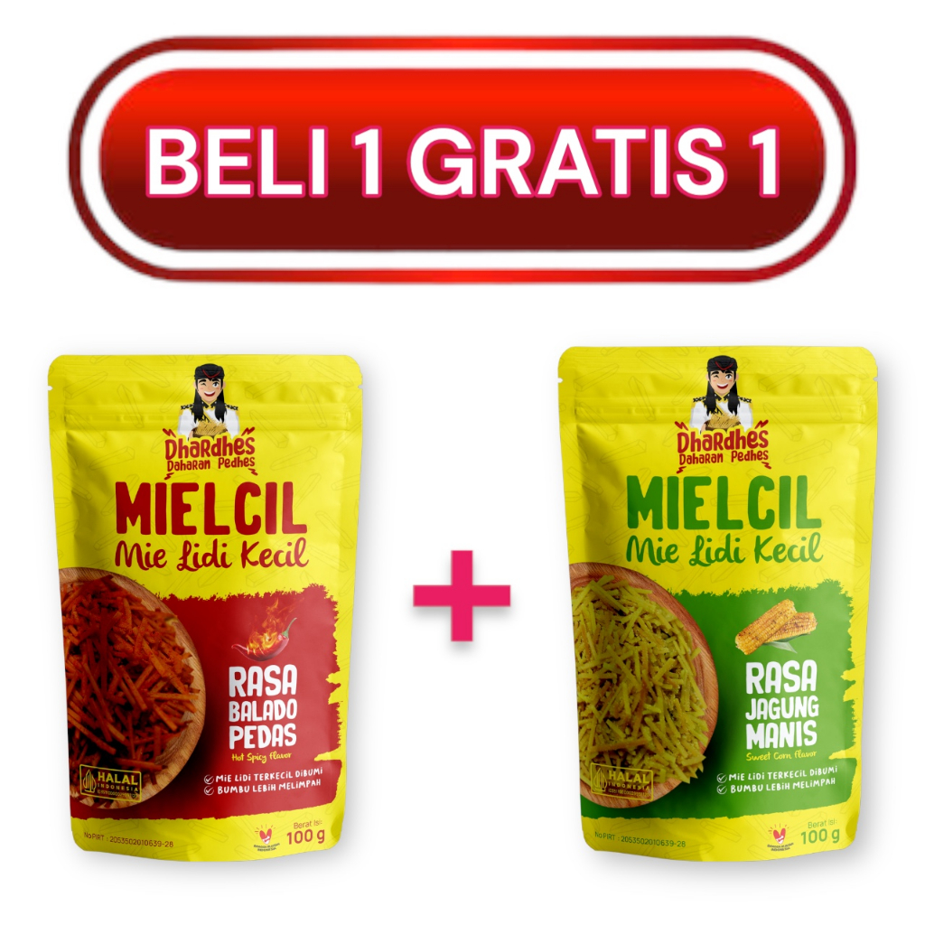 

BELI 1 GRATIS 1 MIELCIL - Mie Lidi Kecil Dhardhes