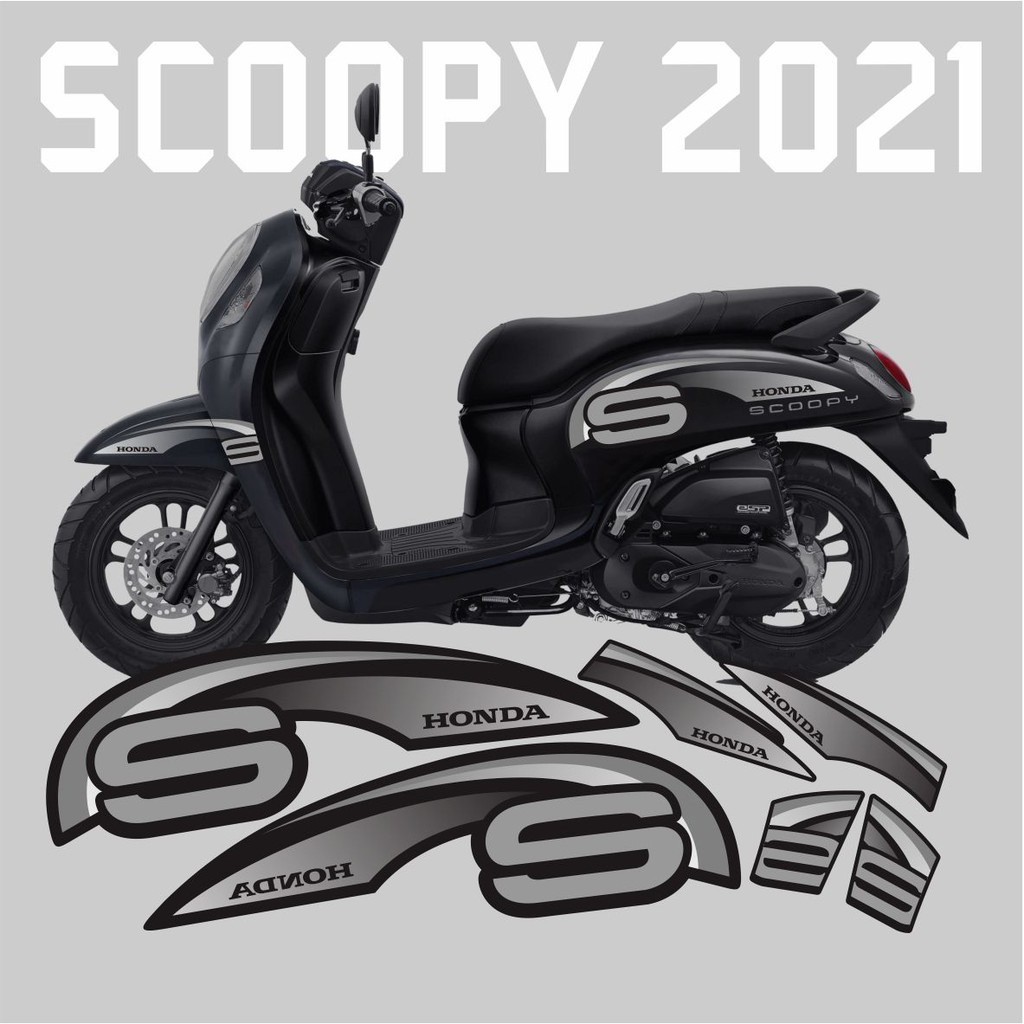 STRIPING SCOOPY VARIASI 2021 - VARIASI STRIPING HONDA SCOOPY 2021