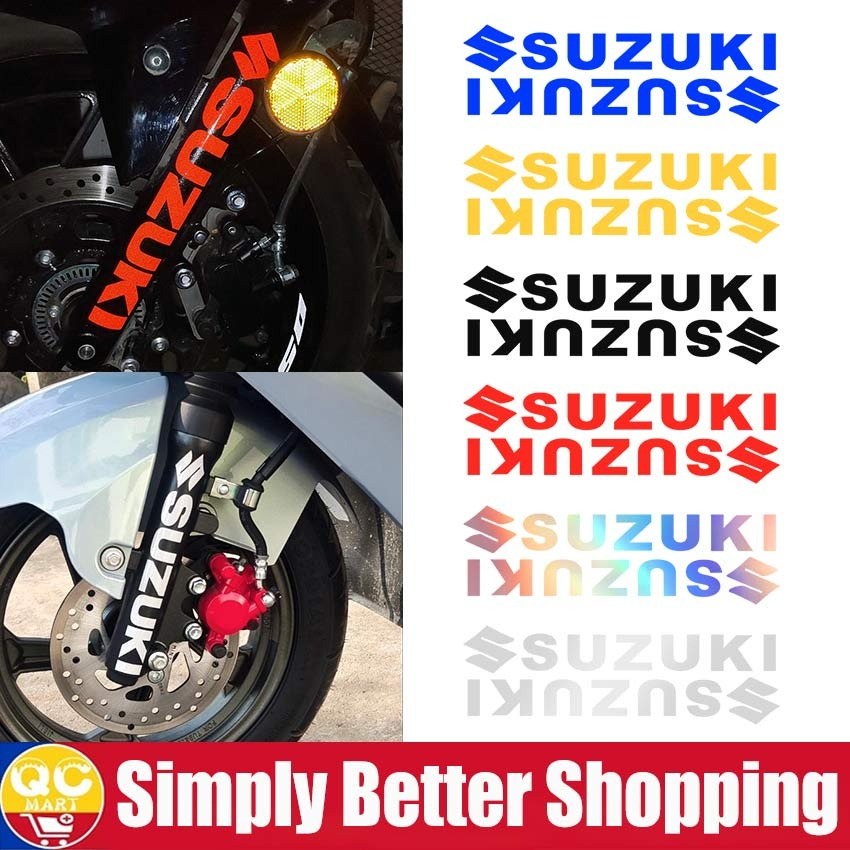 sticker cutting SUZUKI shockbreaker 1set  variasi motor
