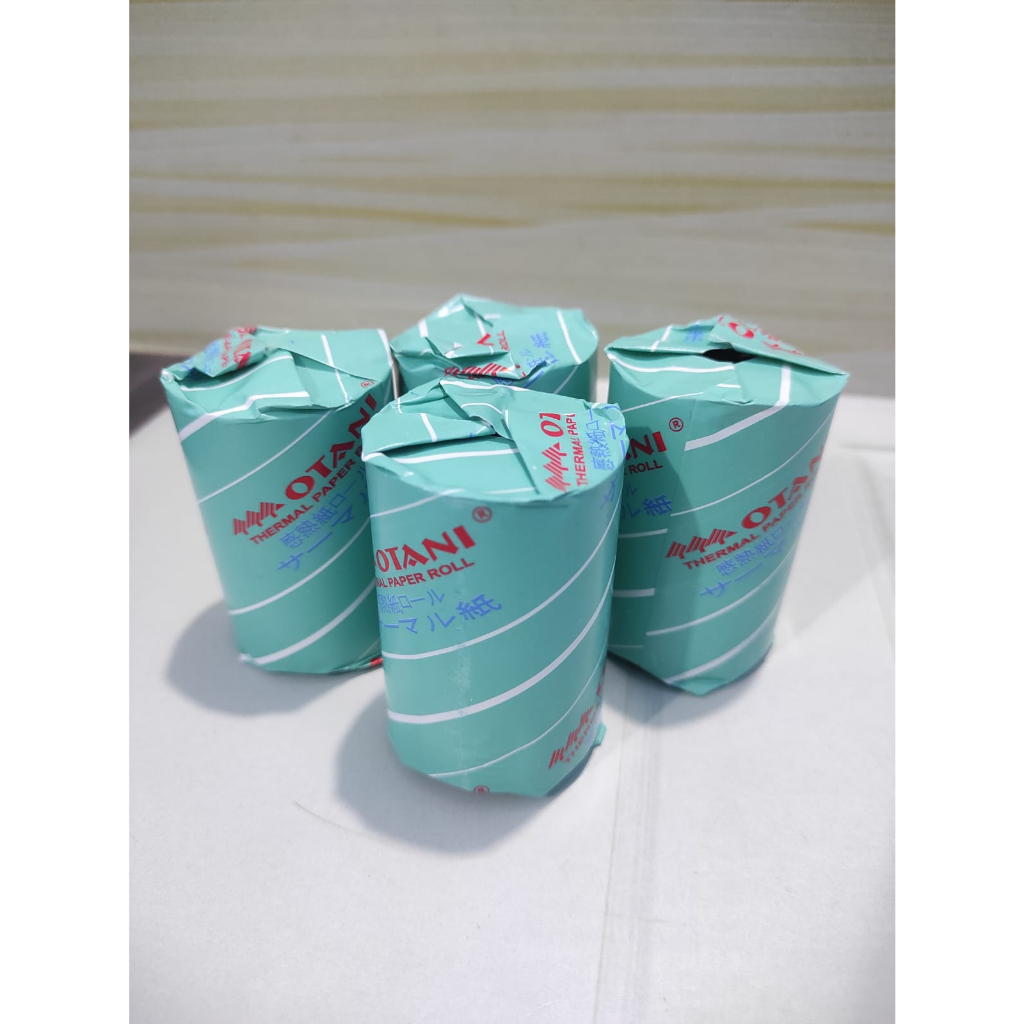 

(1ROLL) KERTAS OTANI 57 X 40 MM THERMAL STRUK | HASIL LEBIH JELAS DAN HITAM