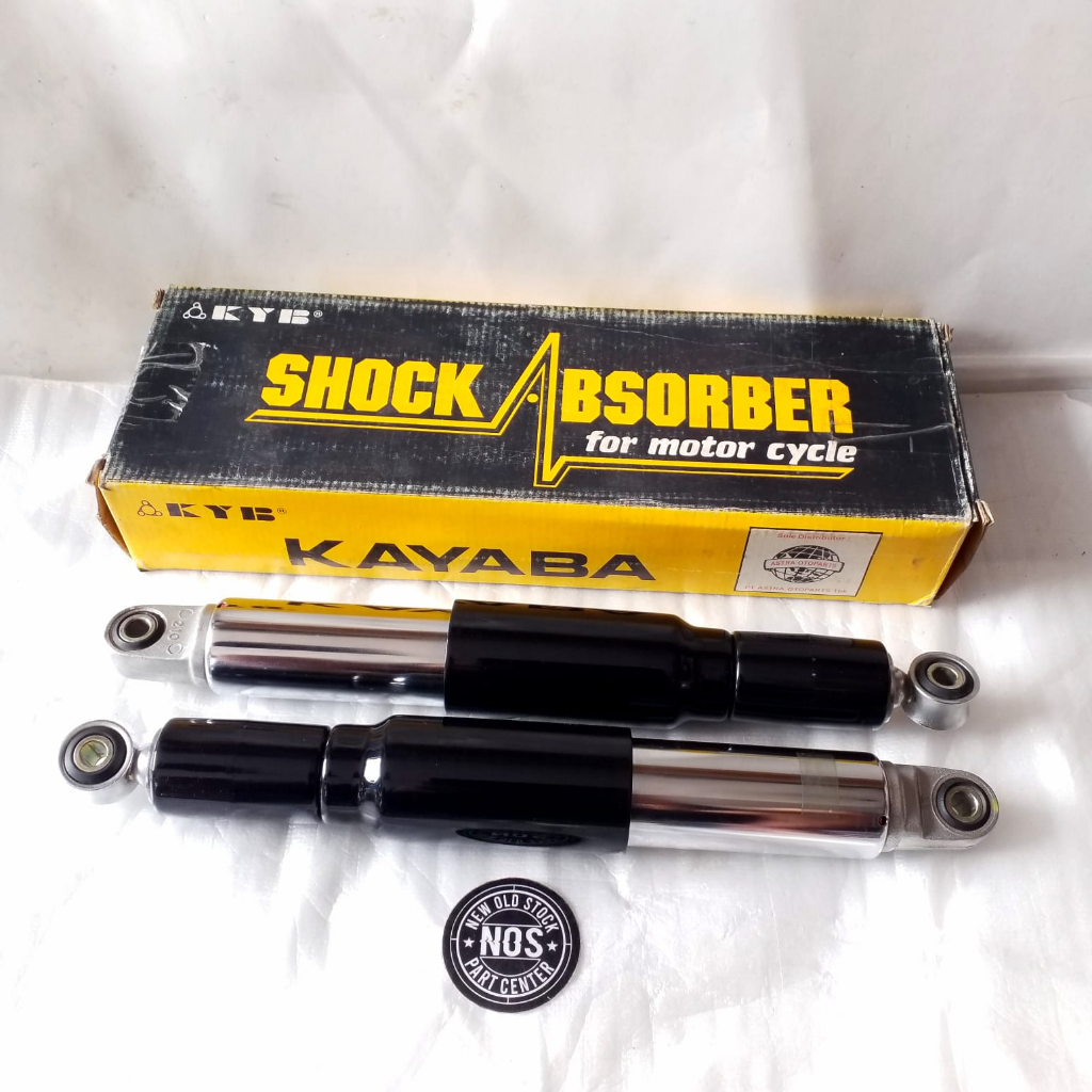 SHOCKBREAKER SHOCK BELAKANG SET KANAN KIRI WARNA HITAM TORNADO SHOGUN KEBO ORIGINAL KYB KAYABA JAPAN