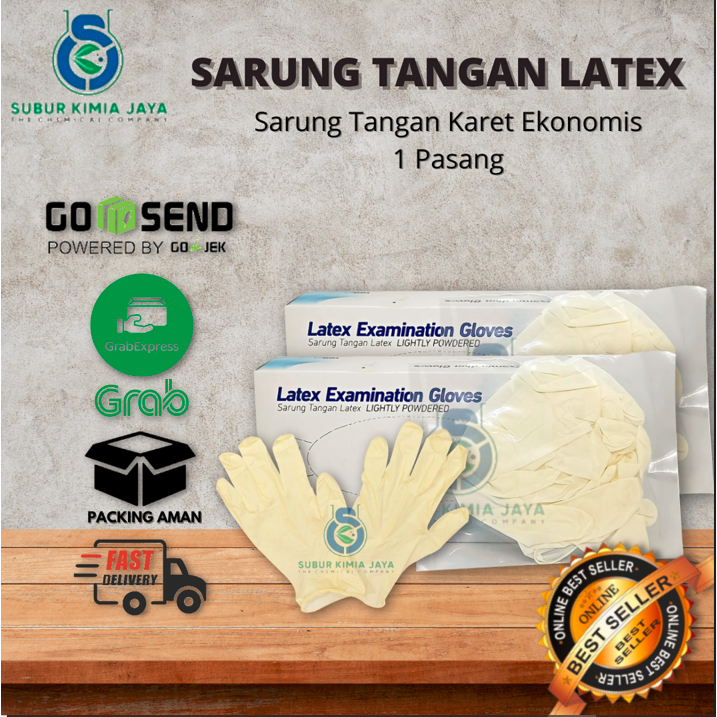 

Sarung Tangan Latex Ekonomis / Sarung Tangan Karet 1 Pasang Premium