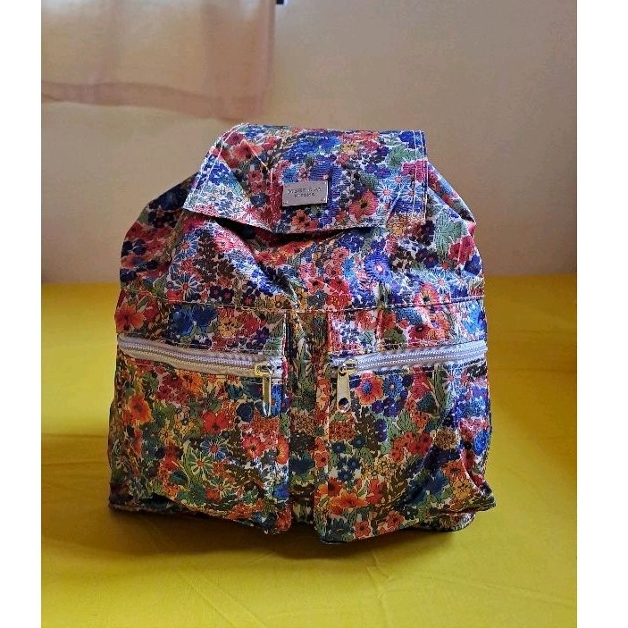 Ransel nylon flower Preloved