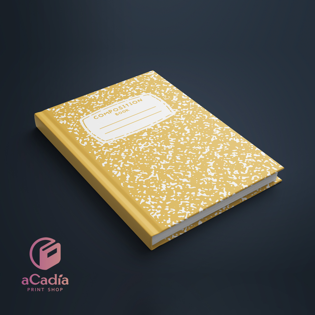 

[ BERGARIS ] Composition Book Hardcover A5 Kuning