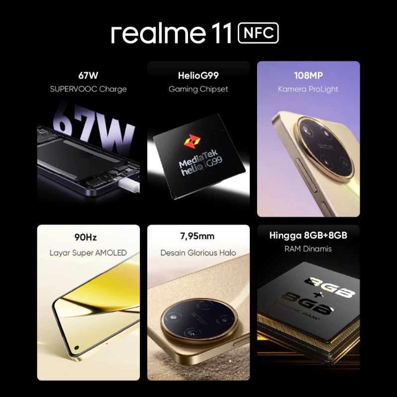 REALME 11 NFC 8/256GB