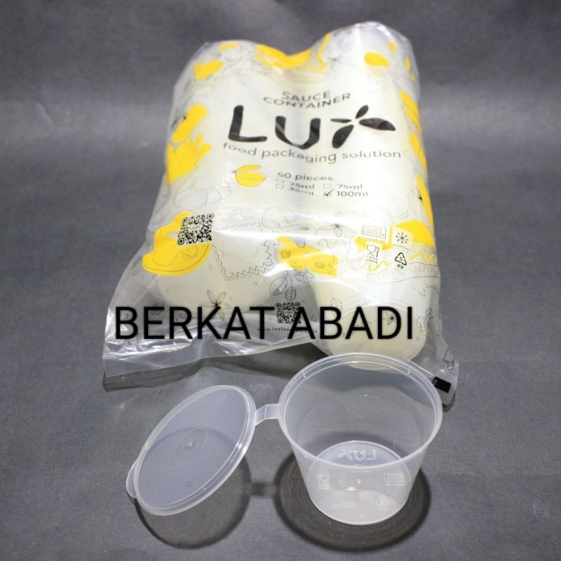 

Food Cup Sauce/Sambel Lux Bening 100 ML