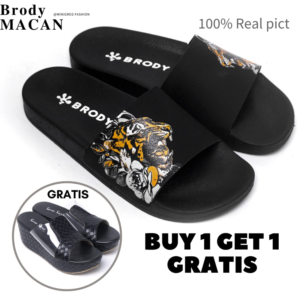 [ NOT FOR SALE ]  BUY 1 GET 1 FREE Sandal Brody Macan Free Sara Sara RAISA GRATIS