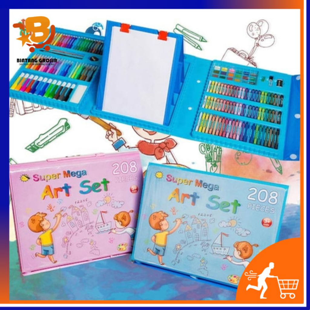 

ART SET PENSIL WARNA Crayon set / Crayon Mewarnai / Pensil Krayon (Alat Menggambar atau Mewarnai)