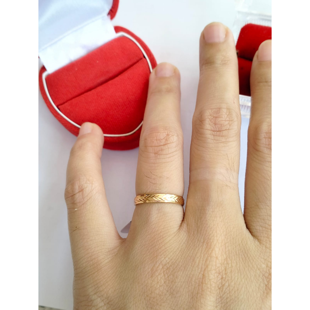 Cincin Emas Untuk Wanita Cincin Tunangan Cincin Kawin Cincin Emas Simple Cincin Terbaru Cincin Fashi