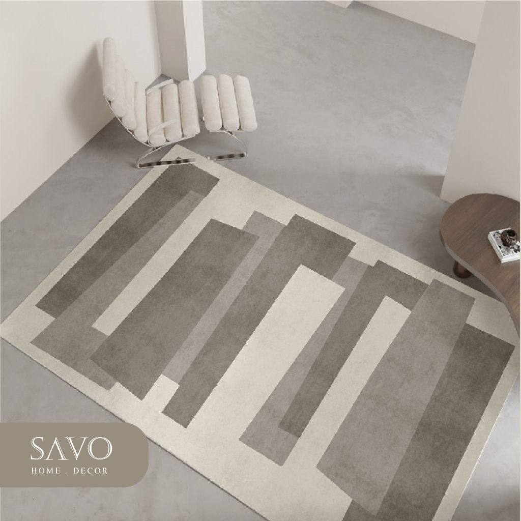 Karpet Ruang Tamu / Japandi Rug scandinavian Minimalis Living Room