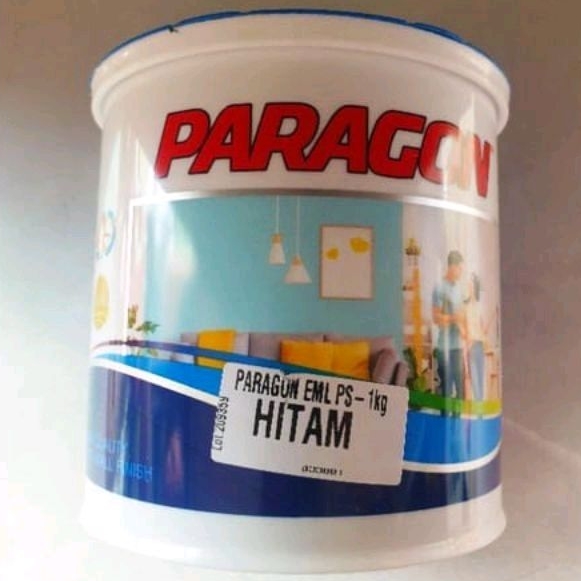Cat tembok/dinding Paragon 1 kg warna hitam
