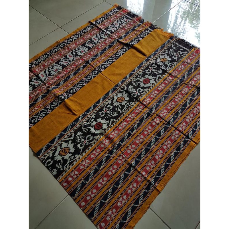 Kain Bengkulu Warna Kuning Kunyit