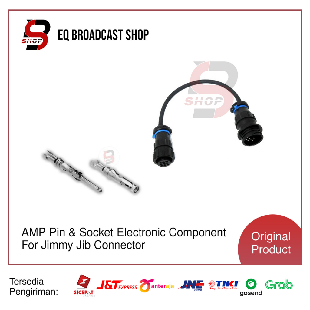 AMP Pin & Socket Electronic Component For Jimmy Jib Connector