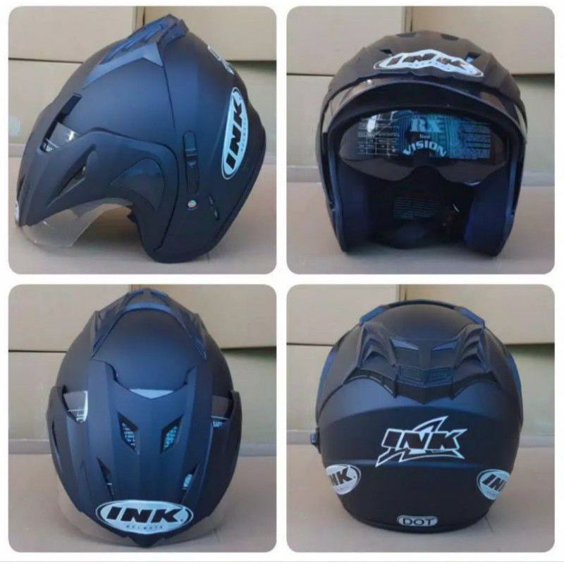 Best Sale Helm Ink Double Visor Merk Bmt Sni Paking Kardus Terlaris