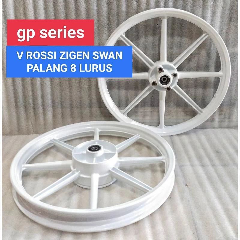Velg Racing Honda Kharisma/KPH Dan Supra X 125 Vrossi Zigen Swan Palang 8 Putih