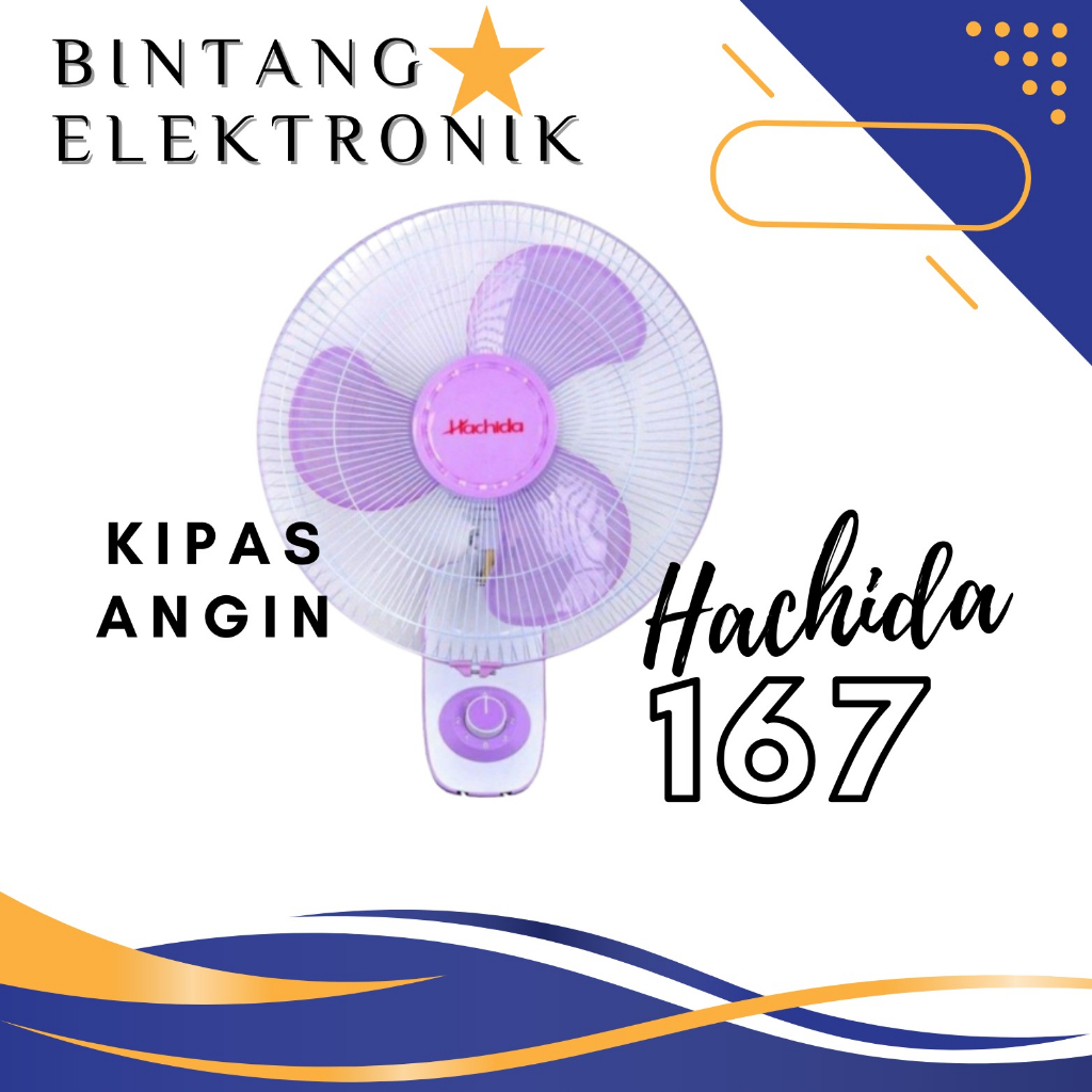 Kipas Angin Dinding Wall Fan Hachida 16 Inch 16" WF-167 / WF167 / WF 167