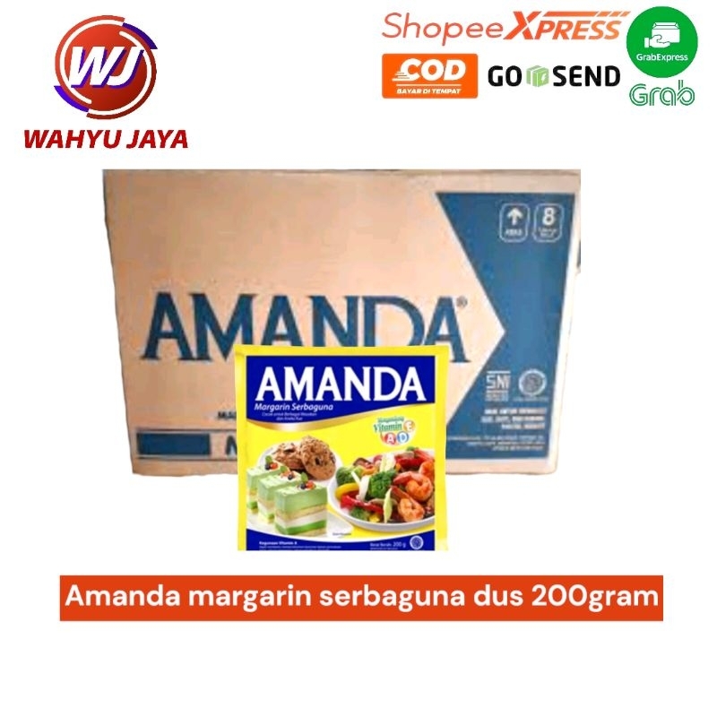 

Amanda margarin serbaguna dus 200 gram
