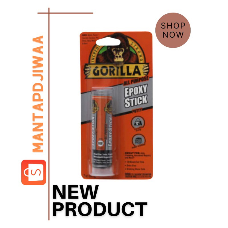 

Gorilla 56.7 Gr Lem Epoxy Stick