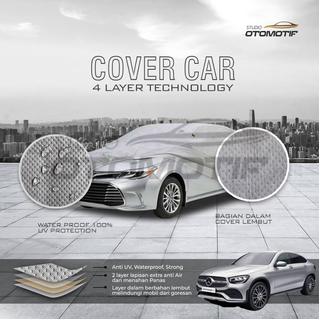Body Cover Mercy GLC 300 coupe AMG Breathable Sarung Mobil
