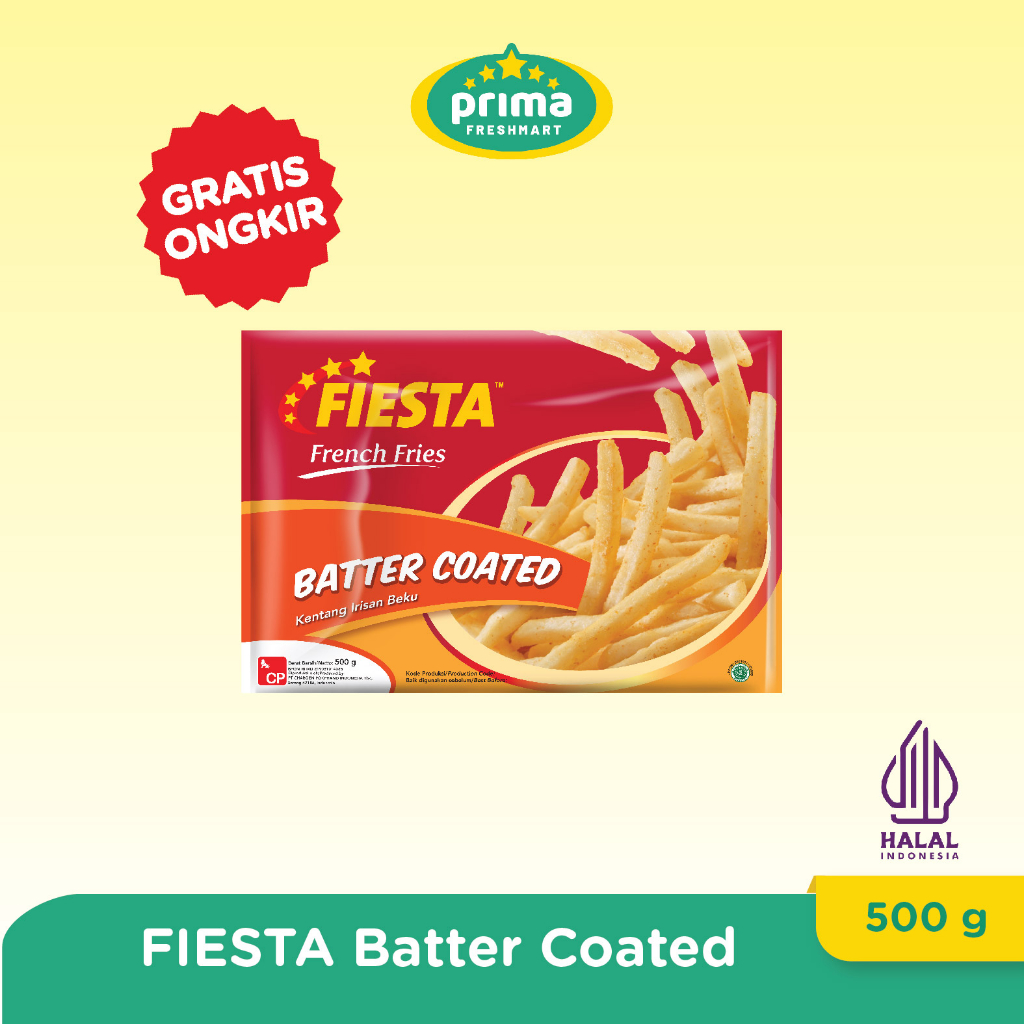 

FIESTA FRENCH FRIES BATTER COATED 500 GR