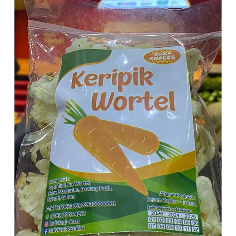 

keripik wortel