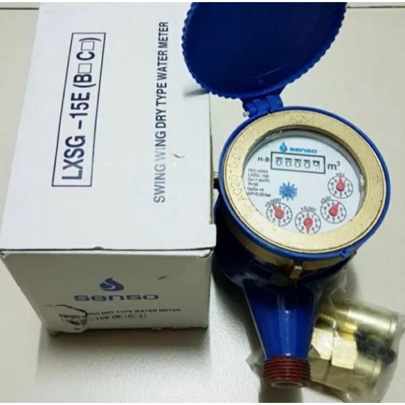 Water Meter / Meteran Air 1/2 inch Senso