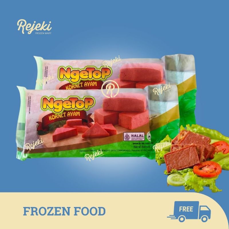 

Belfoods Ngetop Harmoni Kornet Ayam Uenak 450gr - Rejeki Frozen Mart