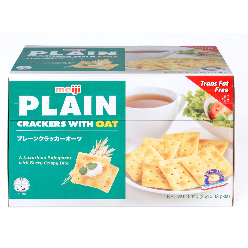

Meiji Plain Crackers With Oat 832G