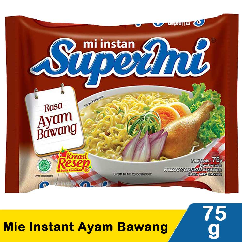 

Supermie Ayam Bawang Mi Instan