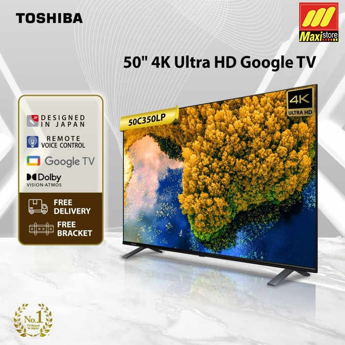TOSHIBA 50C350LP LED SMART GOOGLE TV 50 INCH ANDROID 4K UHD HDR WIFI