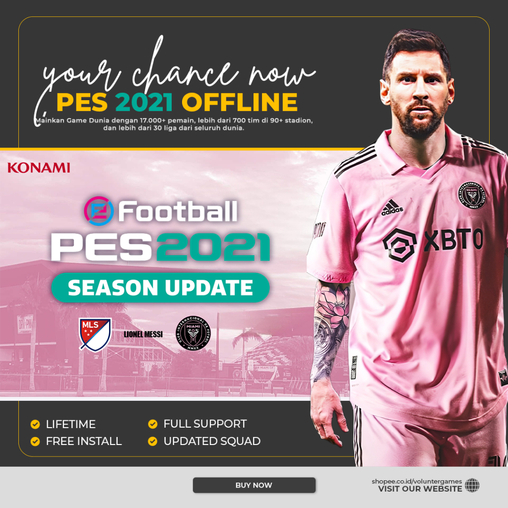 PES 2021 LATEST UPDATE + LIGA BRI PC GAME OFFLINE