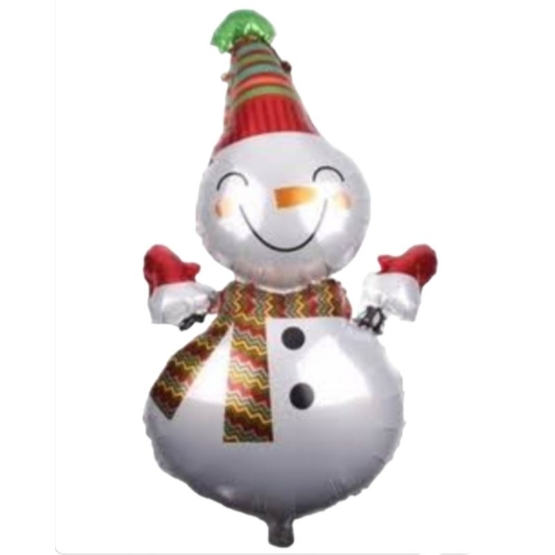 balon foil boneka salju jumbo