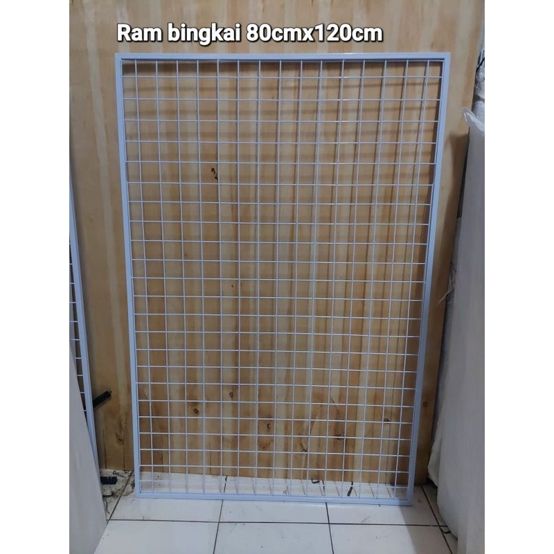 Ram Bingkai 80x120 | Wire Grid Mesh 80cmx120cm | Gantungan Aksesoris