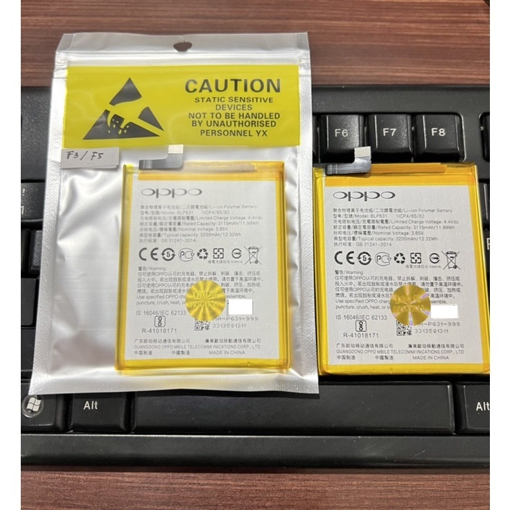 BATERAI Battery Oppo F3 F5 F5plus A77 Batre Baterai Original 100%
